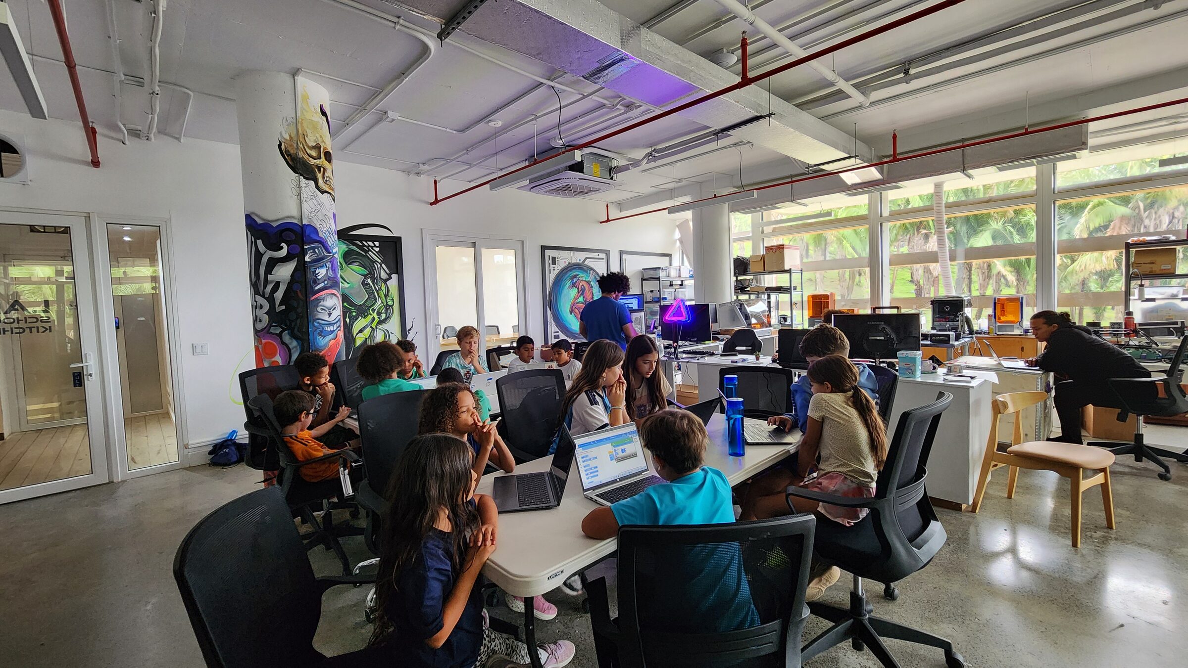 Robotics Summer Camp at The Beta District in Próspera