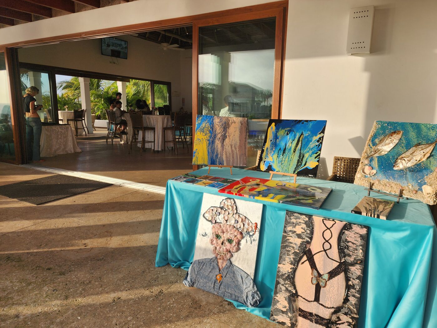 Art on display in Próspera